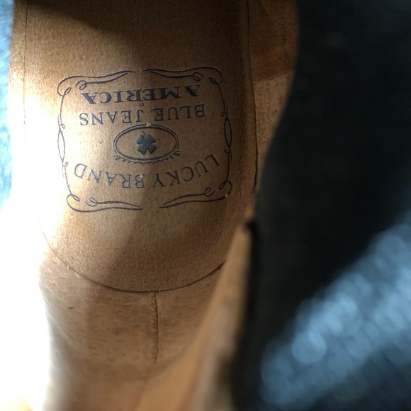 Lucky Brand Fedora Wedge Boots. - Picture 7 of 8